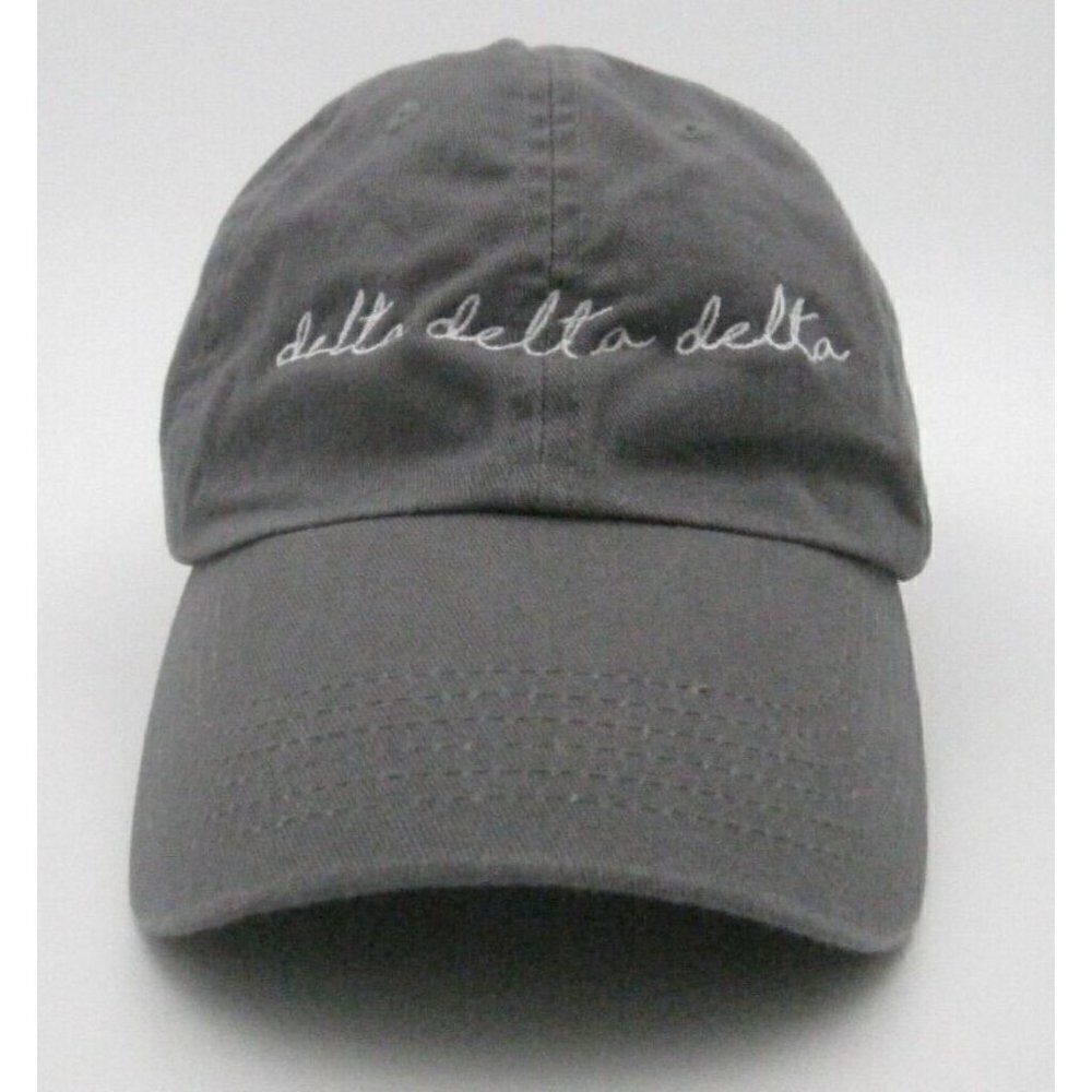 Delta Delta Delta Embroidered Adjustable Hat A